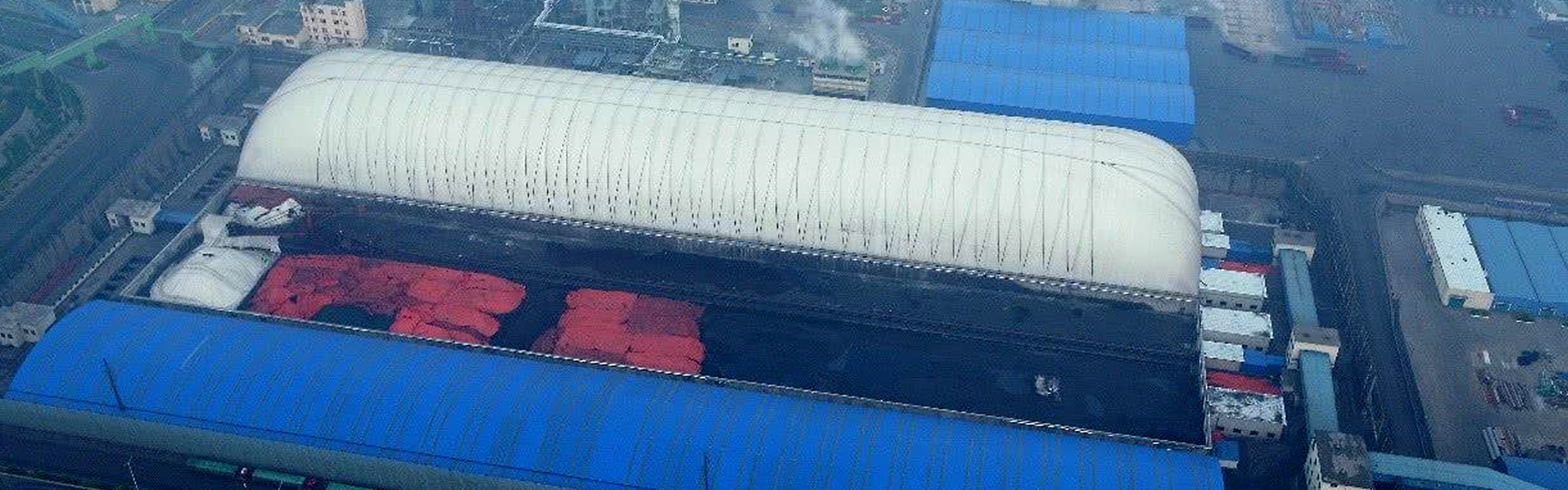 世界最大充气膜煤棚——神华集团巴彥淖尔充气膜煤棚项目